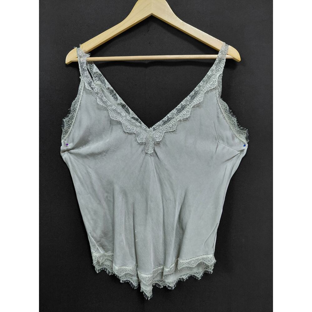 Gigi Moda Made in Italy Lace Trim Tank Top Women Size TG. urica-See Measurements